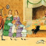 Elsa Beskow Postcard, Aunt Brown's Birthday - 4-1/8" x 5-13/16"