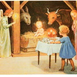 Elsa Beskow Postcard, Baby Jesus' Birthday - 4-1/8" x 5-13/16"