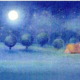 By Night Postcard by Ruth Elsasser - 4 1/8" x 5 13/16"