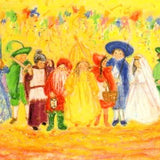 Children's Carnival, Postcard - 4-1/4" x 6"