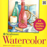 Strathmore Watercolor Paper Pad, 9" x 12", 24 sheets