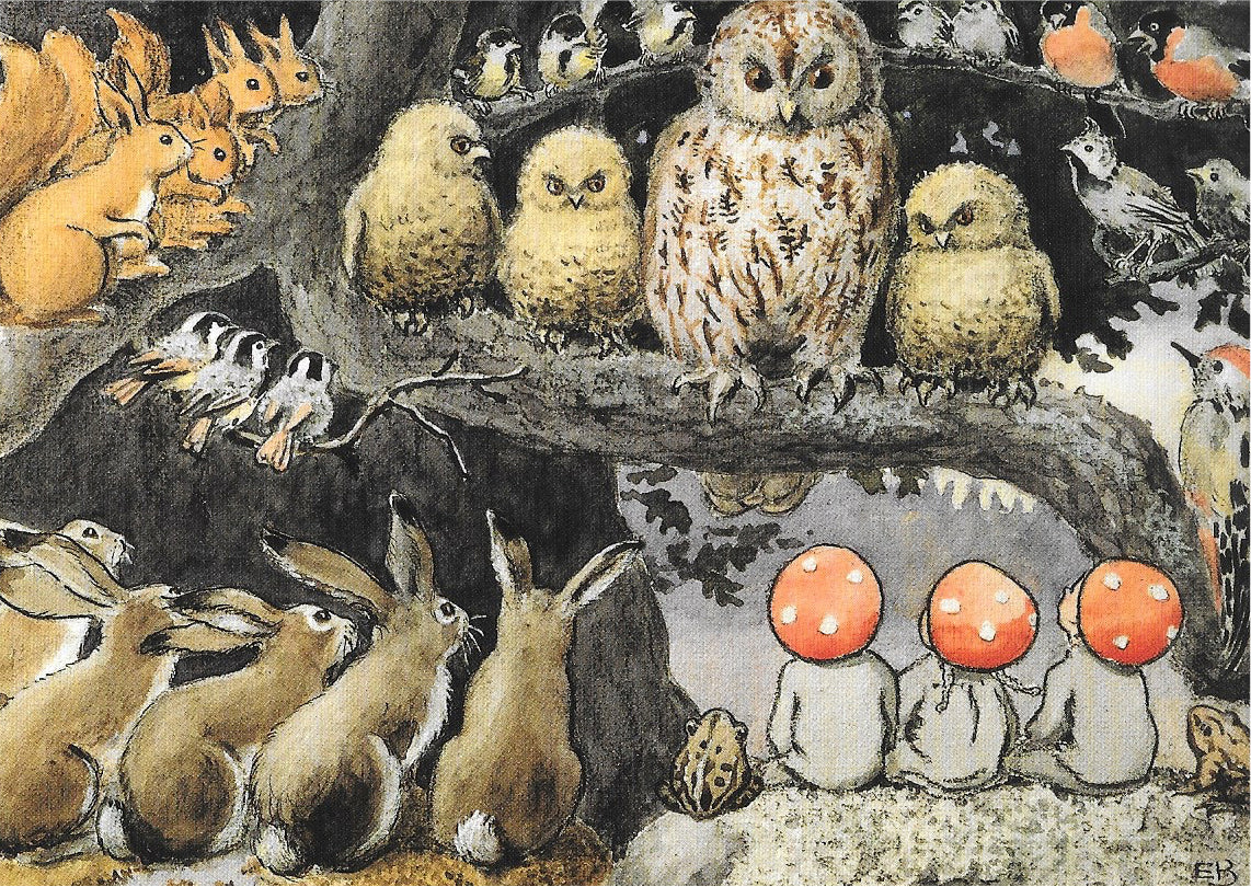 Elsa Beskow Poster 