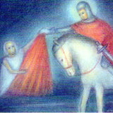 St. Martin Postcard by Ruth Elsasser - 4 1/8" x 5 13/16"