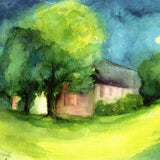 The Pink House, Postcard - 4-5/8" x 6-13/16"