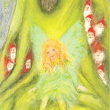 Treefairy/Elf With Treegnomes, Postcard - 4-5/8" x 6-13/16"
